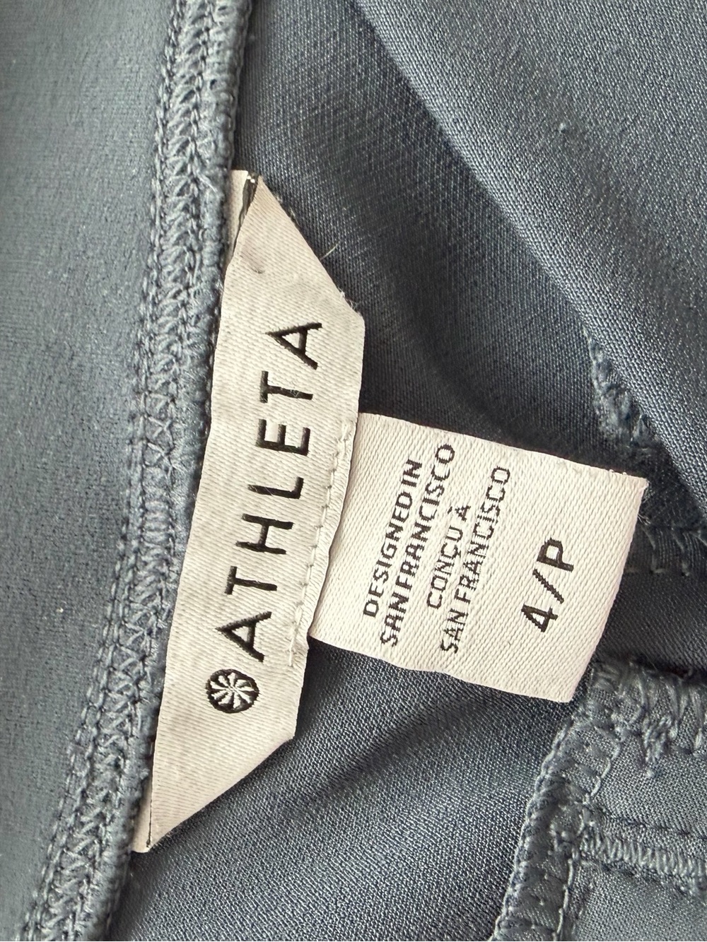Athleta Endless High Rise Pant size 4P blue - Picture 6 of 7
